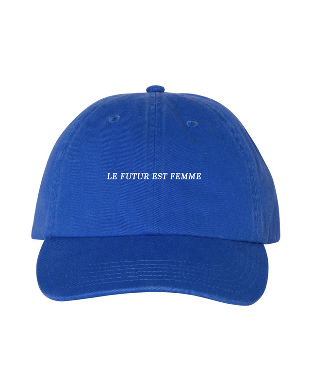 Les beaux jours - Casquette Le Futur Est Femme- BLEUE - OS