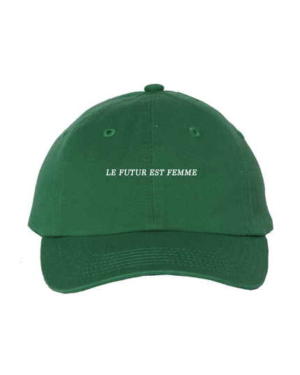 Les beaux jours - Casquette Le Futur Est Femme- VERTE-OS