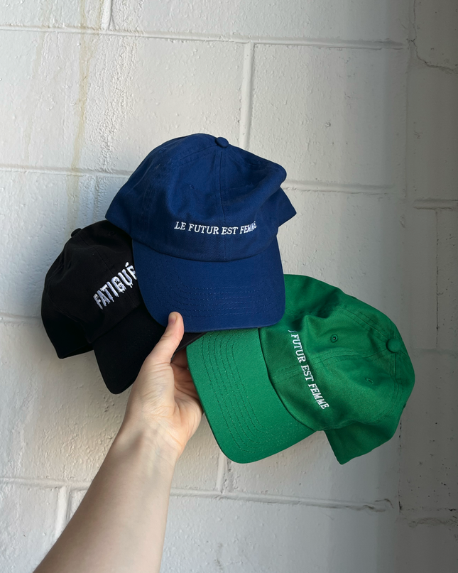 Les beaux jours - Casquette Le Futur Est Femme- VERTE-OS