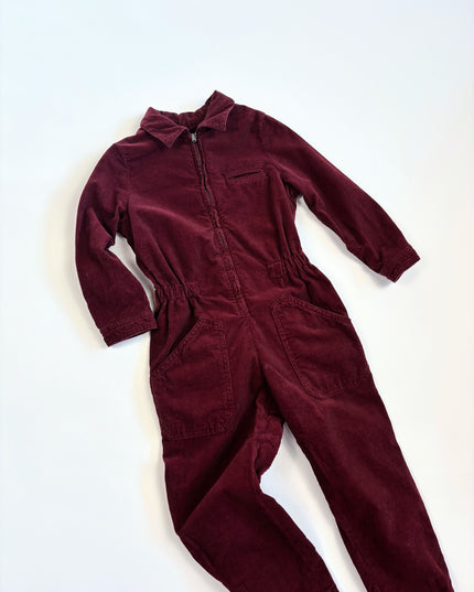 Bonpoint - Une pièce prune cordoroy - 3y