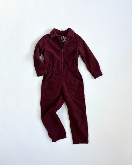 Bonpoint - Une pièce prune cordoroy - 3y