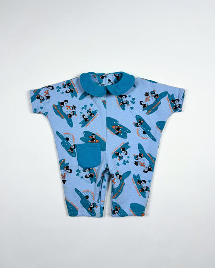 Combinaison une pièce vintage les pingouins - 6m