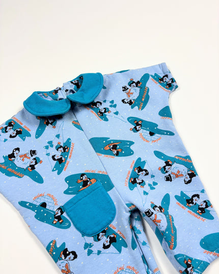 Combinaison une pièce vintage les pingouins - 6m