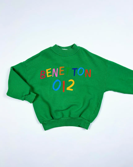 Beneton - Ensemble crewneck vert - 2-3y