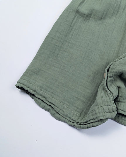 Poudre organique - Jupe verte en mousseline - 4-6y