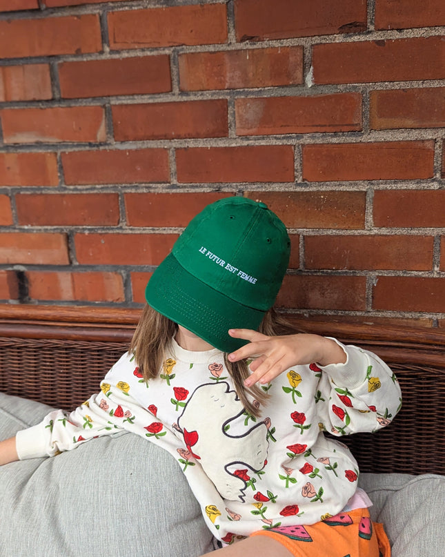 Les beaux jours - Casquette Le Futur Est Femme- VERTE-OS