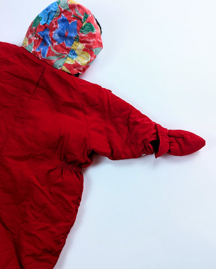 Vintage Deux par Deux - Habit rouge - 12m