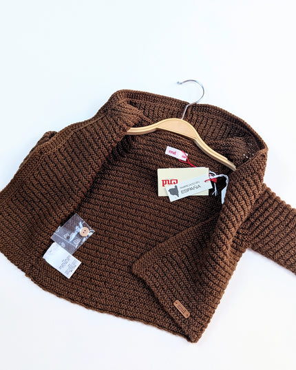 Condor - Cardigan tricot brun - 6-12m