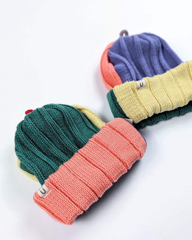 Tuque SORBET mérinos - Colorblock - Junior/Adulte