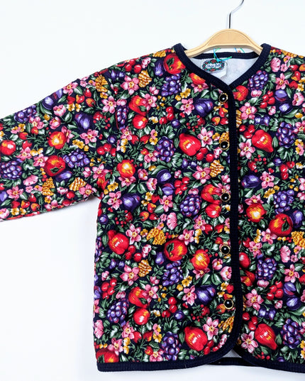 Vintage Claire bell - Veste matelassée fruits - 6-8y