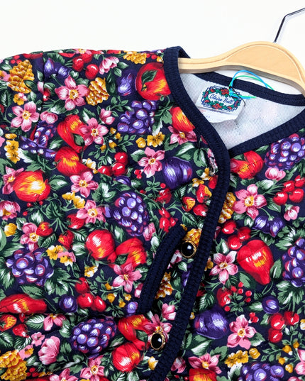Vintage Claire bell - Veste matelassée fruits - 6-8y