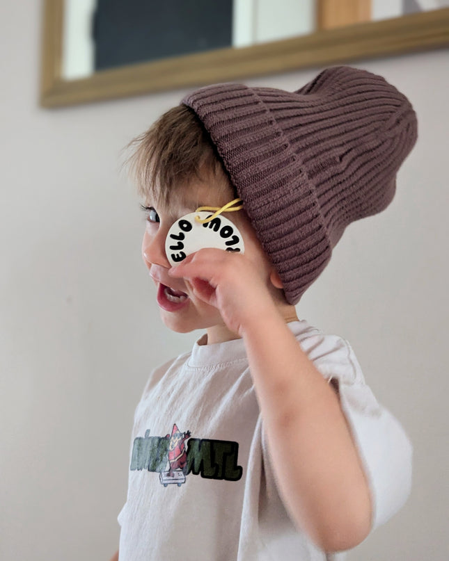 Hello Harlow x  Converse - bonnet hh et converse noires - 2-6y