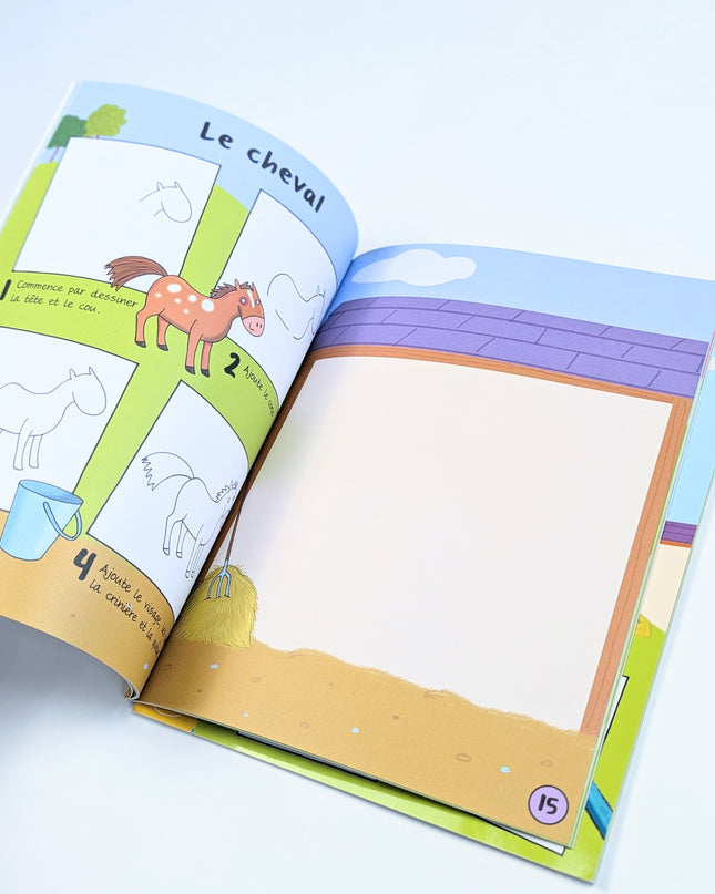 J'apprends à dessiner les animaux de la ferme