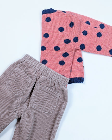 Oeuf - Pink Dot Set - 6-12m
