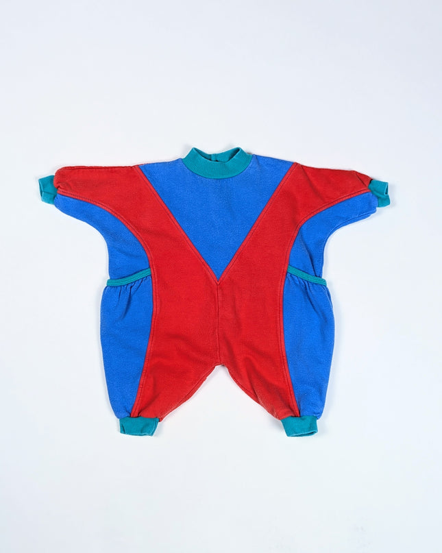 Combinaison tricolore vintage - 3m