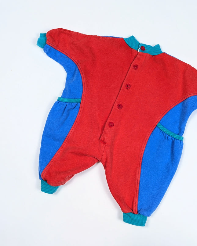 Combinaison tricolore vintage - 3m