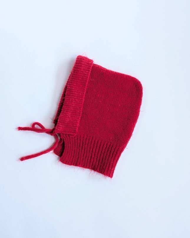 Balaclava rouge lutin - 4-6y