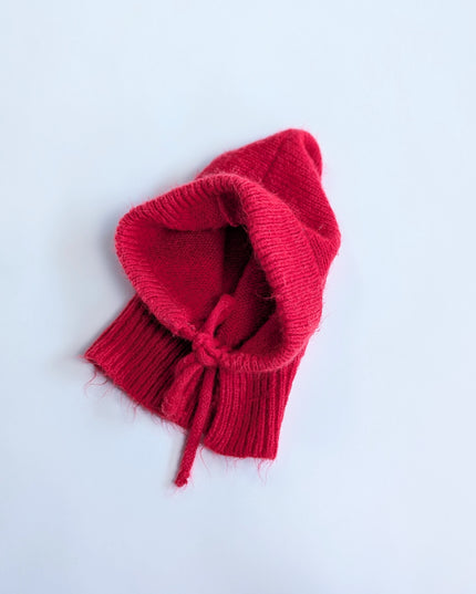 Balaclava rouge lutin - 4-6y