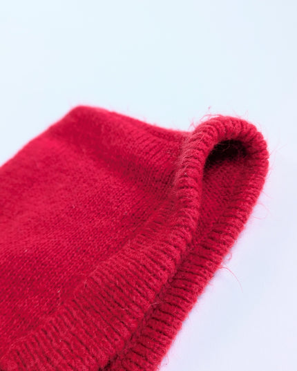 Balaclava rouge lutin - 4-6y