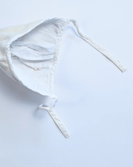 Les petites natures - bonnet crème avec pompon - 3-6m