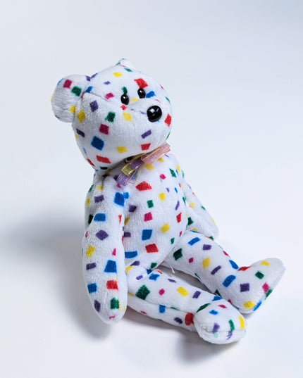 Ty beanie original baby vintage - Peluche Ty 2K l'ourson confettis
