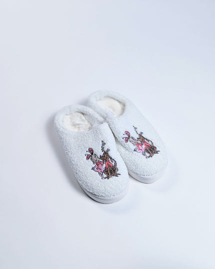 Aerie - Pantoufles Cindy Lou Who en sherpa - ADULTE 9US