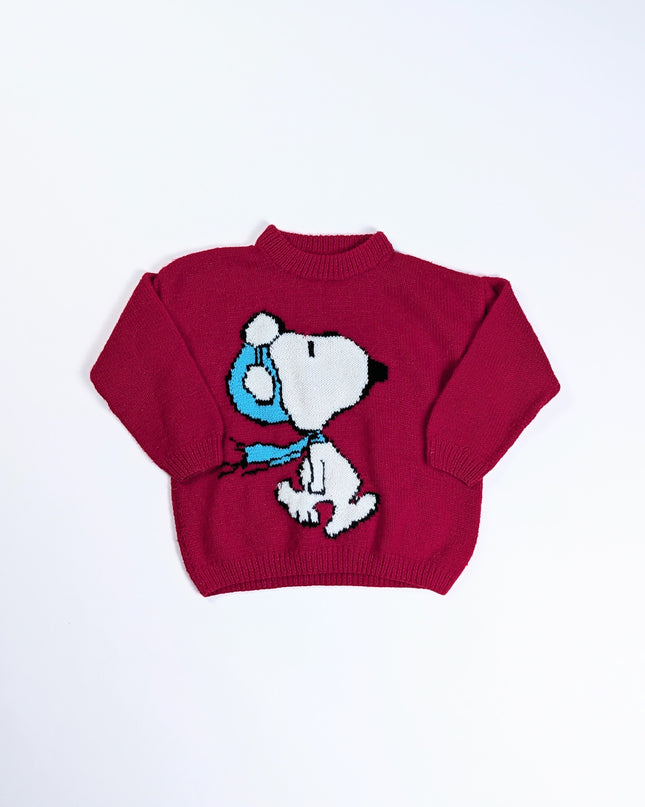 Tricot Snoopy l'aviateur - 5-7y
