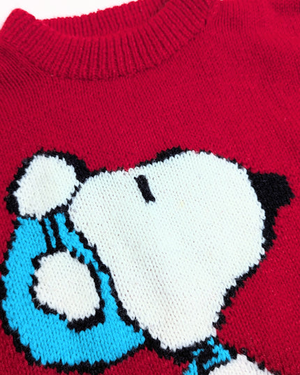 Tricot Snoopy l'aviateur - 5-7y