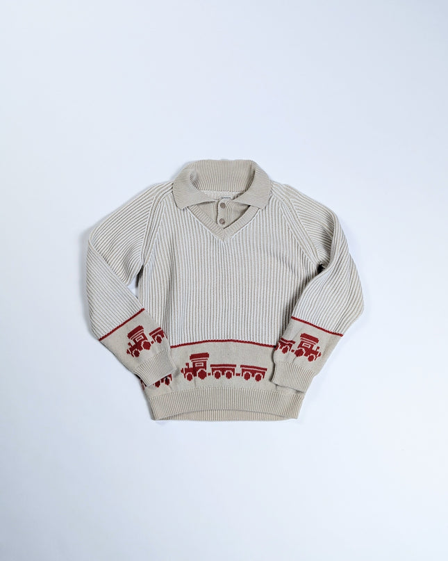 Fin & Vince - Polo trains - 8-9y