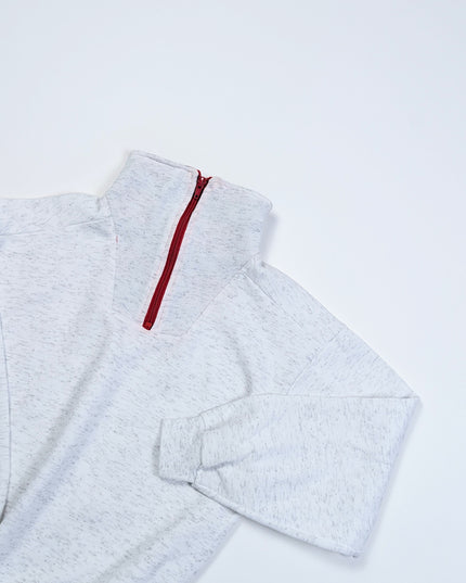 Vintage - NEW Tartan collar fleece cotton - 8-10y