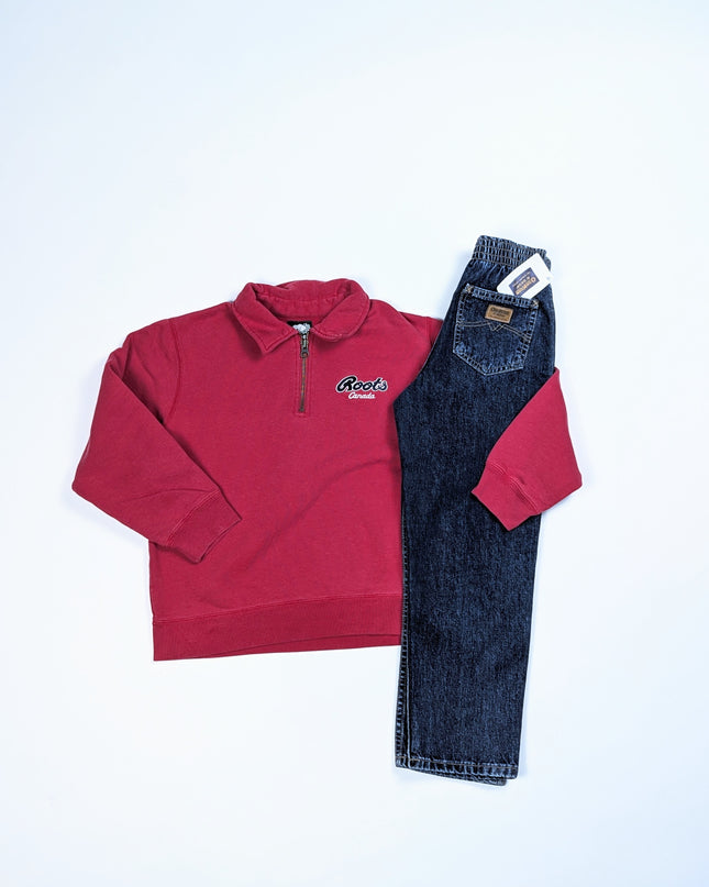 Ensemble Roots x Oshkosh vintage - 6-7y