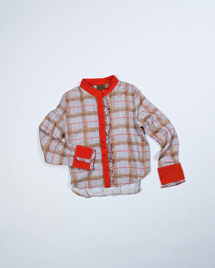 Hebe - Chemise à imprimé carreaux - 4-6y