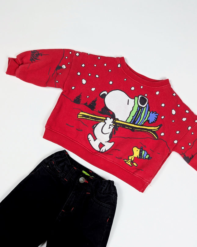 Ensemble Snoopy s'en va au ski - 2-3y