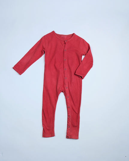 The Simple Folk - Pyjama rouge revalorisé - 18-24m