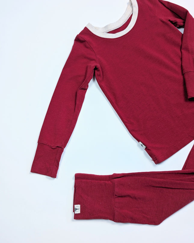 O'lou - Pyjama bordeaux - 6-8y