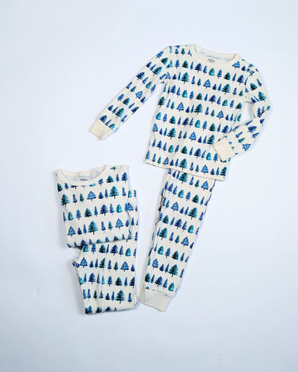 Janie and Jack - Pyjama sapins bleus - 4y