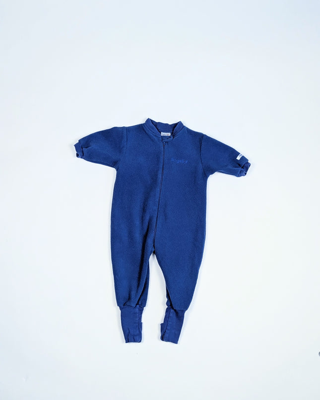 Snygagbye vintage - Pyjama polar bleu foncé - 12m