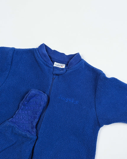 Snygagbye vintage - Pyjama polar bleu foncé - 12m