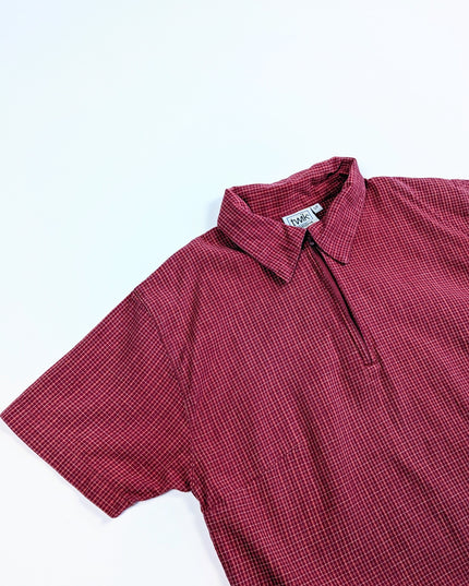 Twik vintage - Red gingham shirt - 7-8y