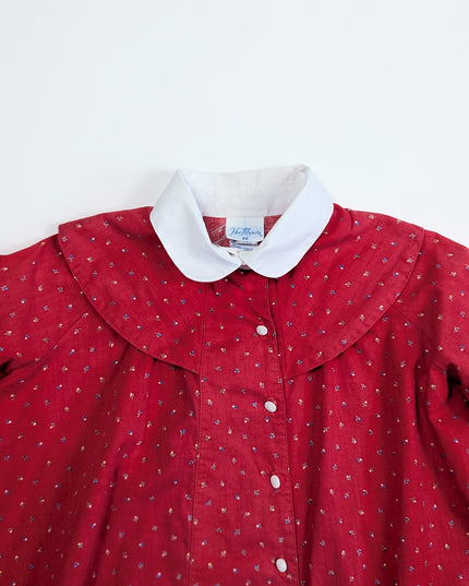 Her Majesty vintage - Robe rouge La parfaite - 6-7y