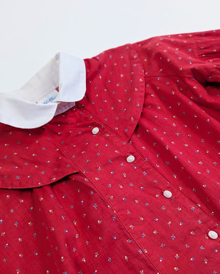 Her Majesty vintage - Robe rouge La parfaite - 6-7y