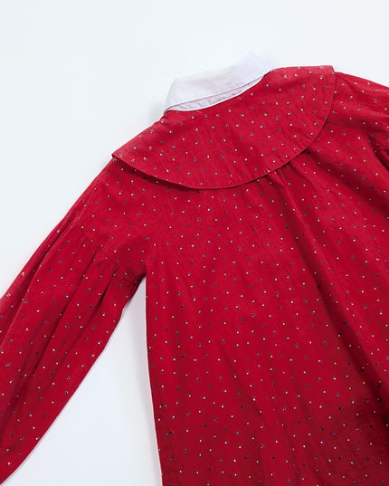 Her Majesty vintage - Robe rouge La parfaite - 6-7y