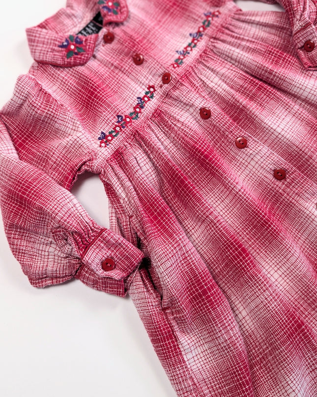 REAL vintage - Robe Petite flanelle - 4-5y