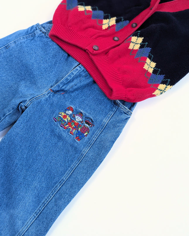 Ensemble vintage 3 amigos - 5-6y