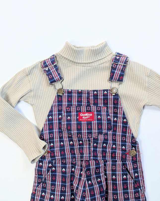 Ensemble Salopette Oshkosh en mer - 3y