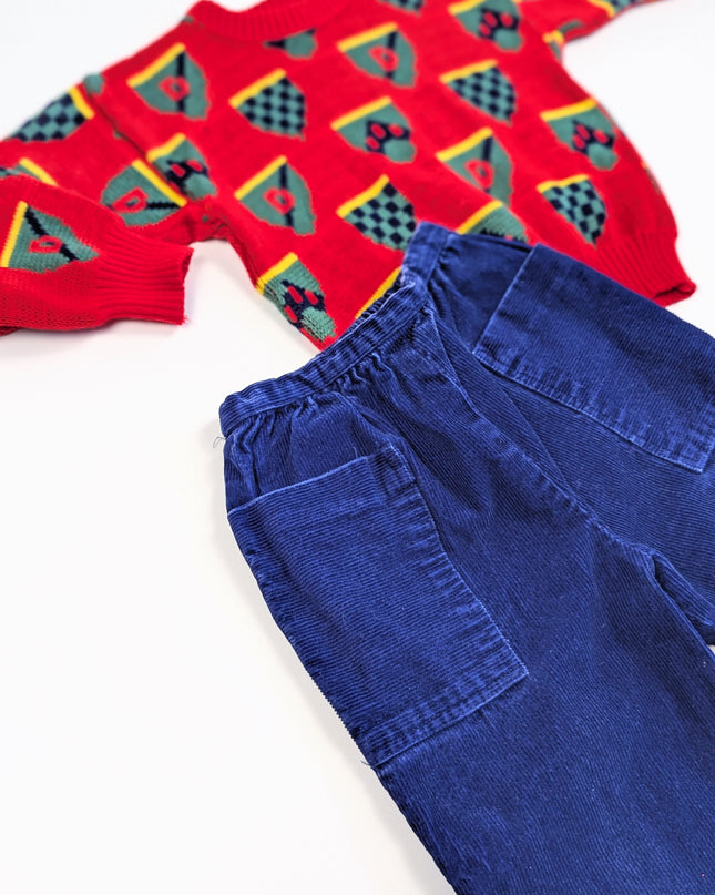 Ensemble vintage funky town - 4y