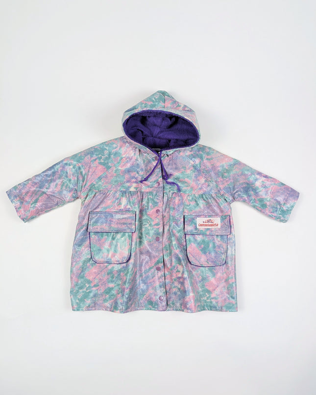 Manteau ciré mi-saison vintage - 3-4y