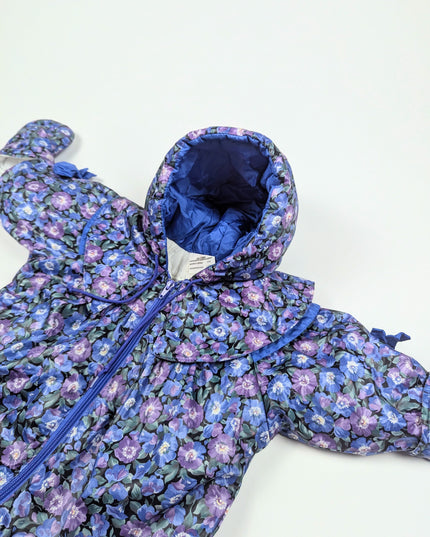 Combinaison vintage violette mi-saison - 6m