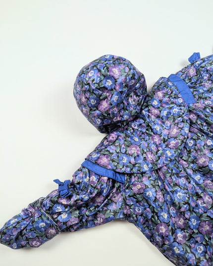 Combinaison vintage violette mi-saison - 6m