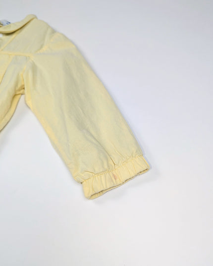 Veste vintage mi-saison jaune pâle - 2-3y